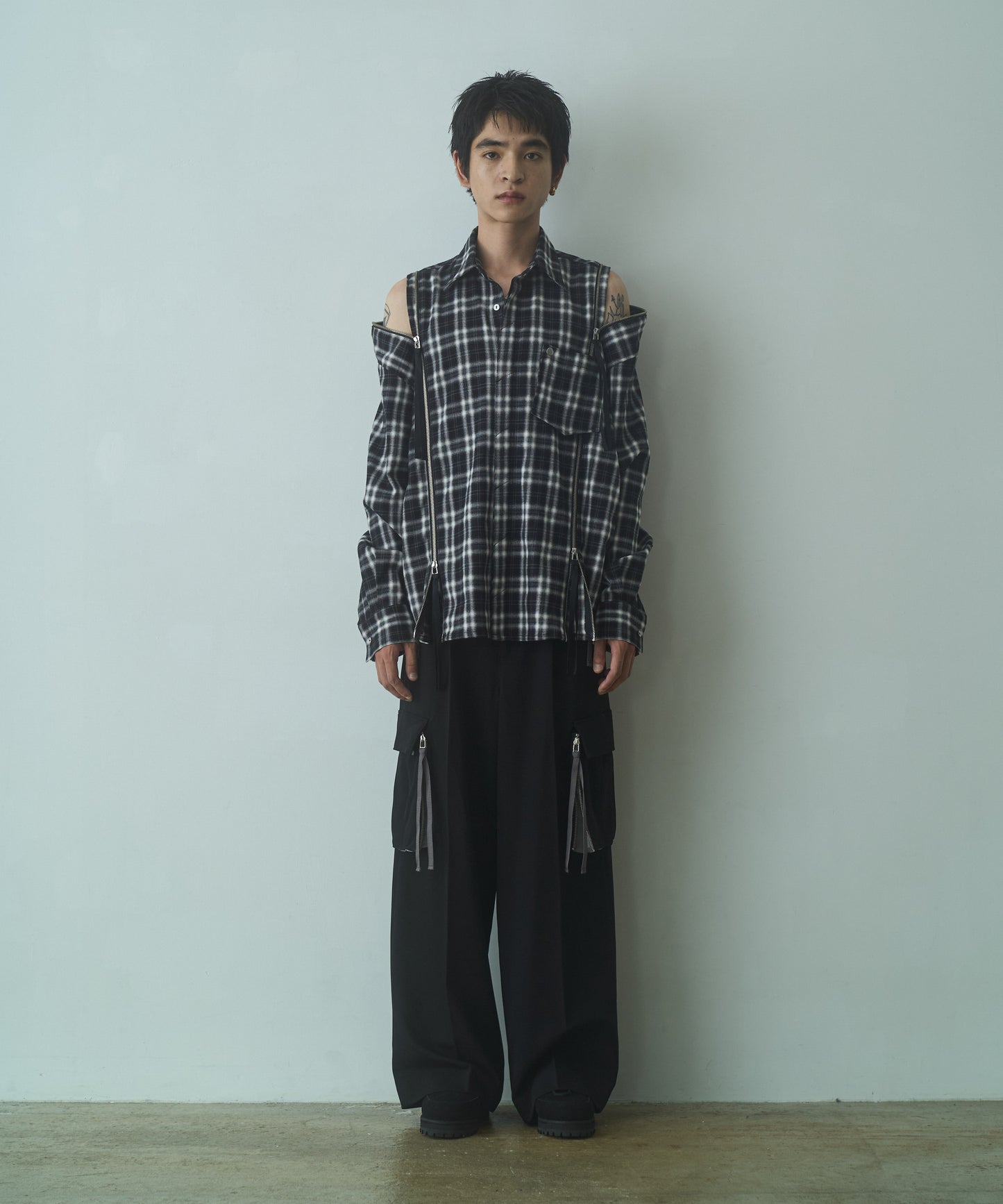 String Zip Shirt