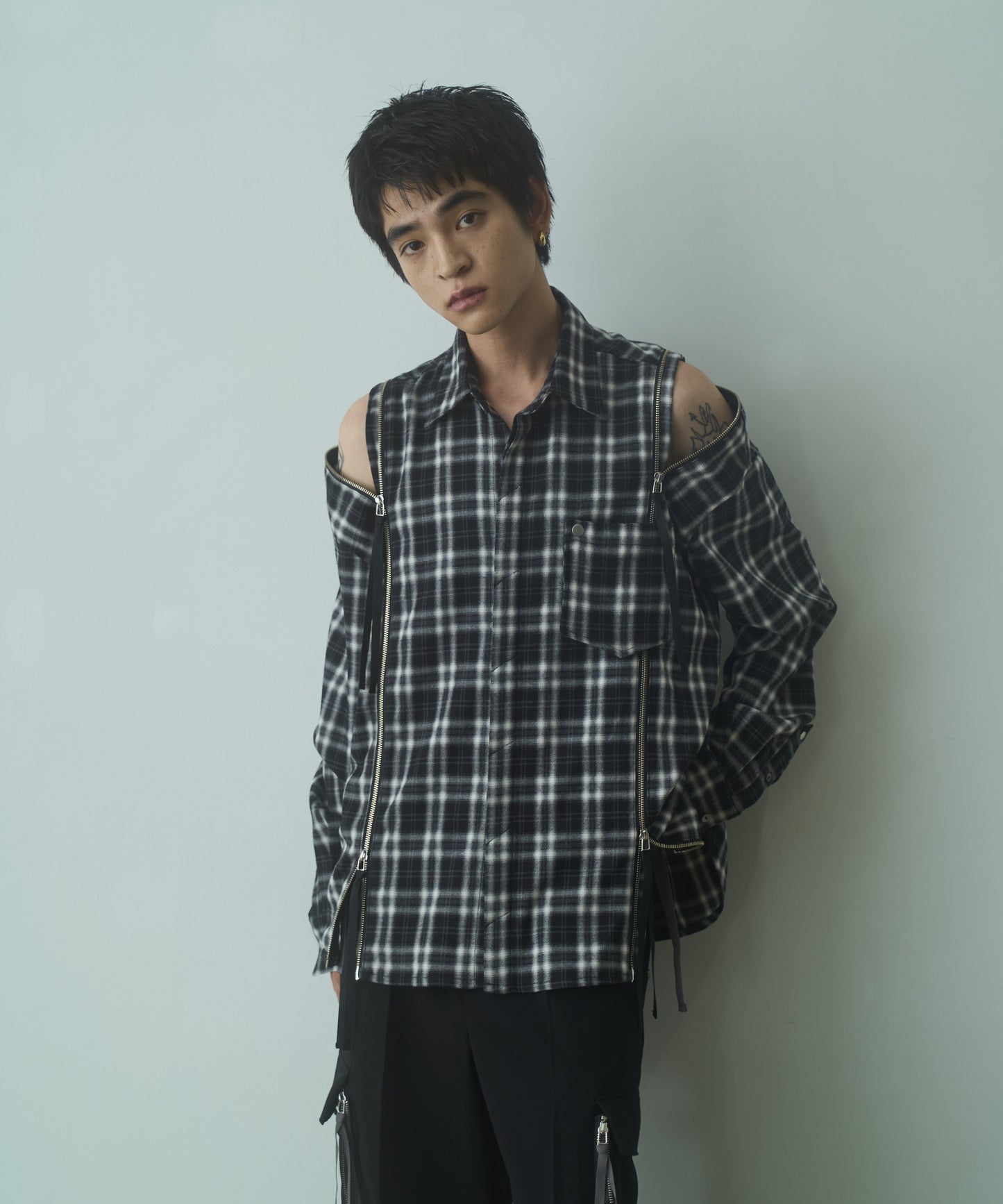 String Zip Shirt
