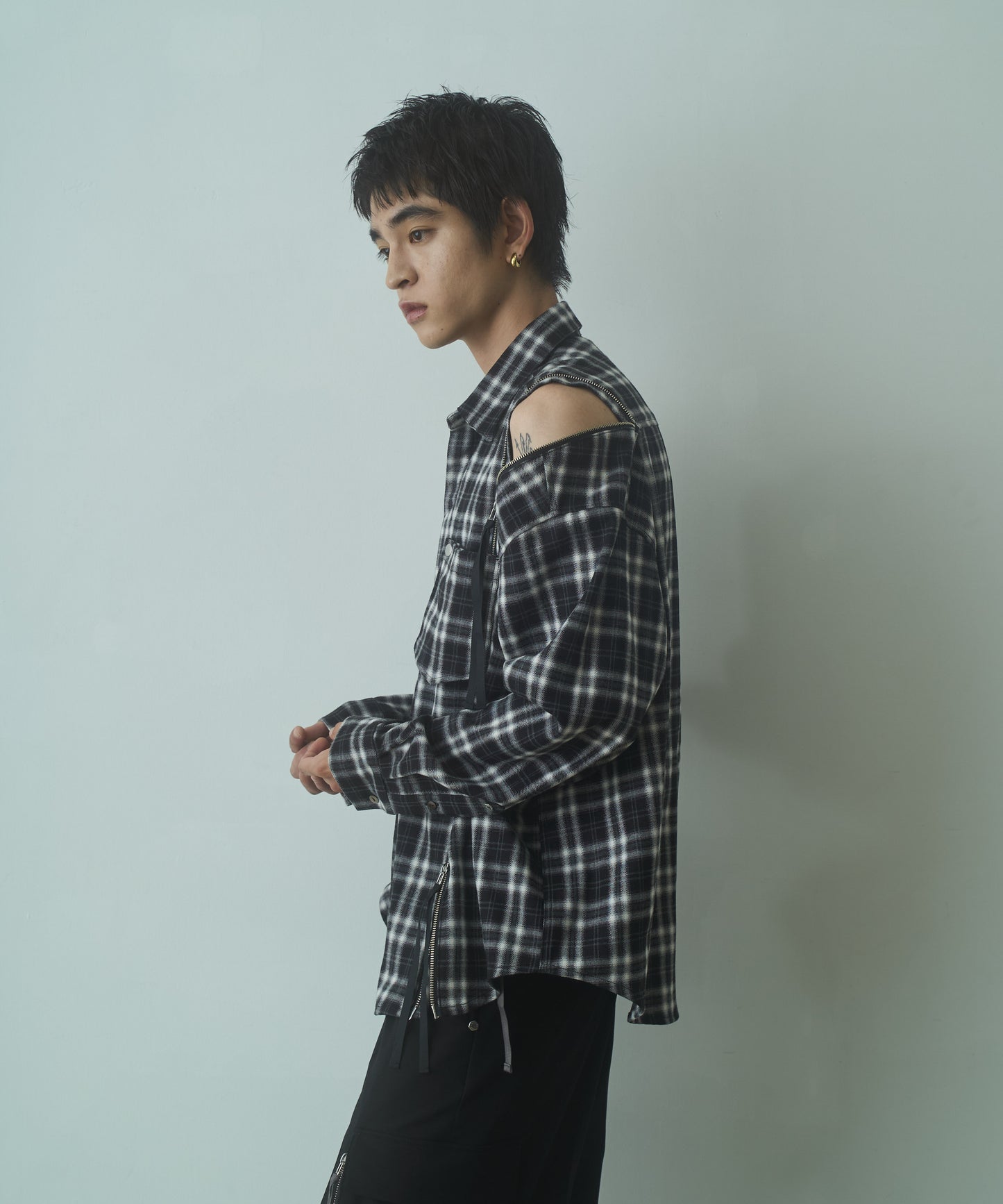 String Zip Shirt