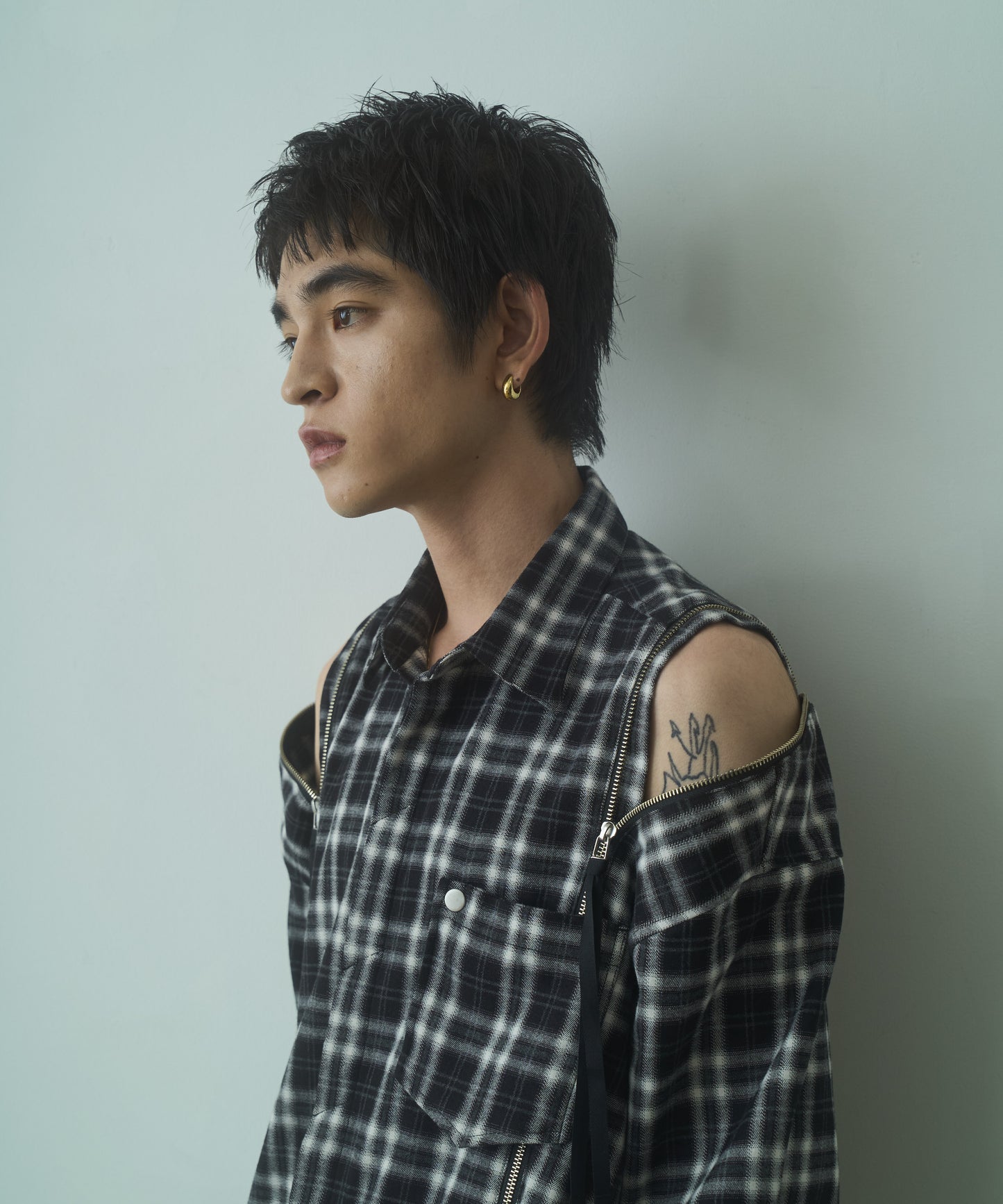 String Zip Shirt