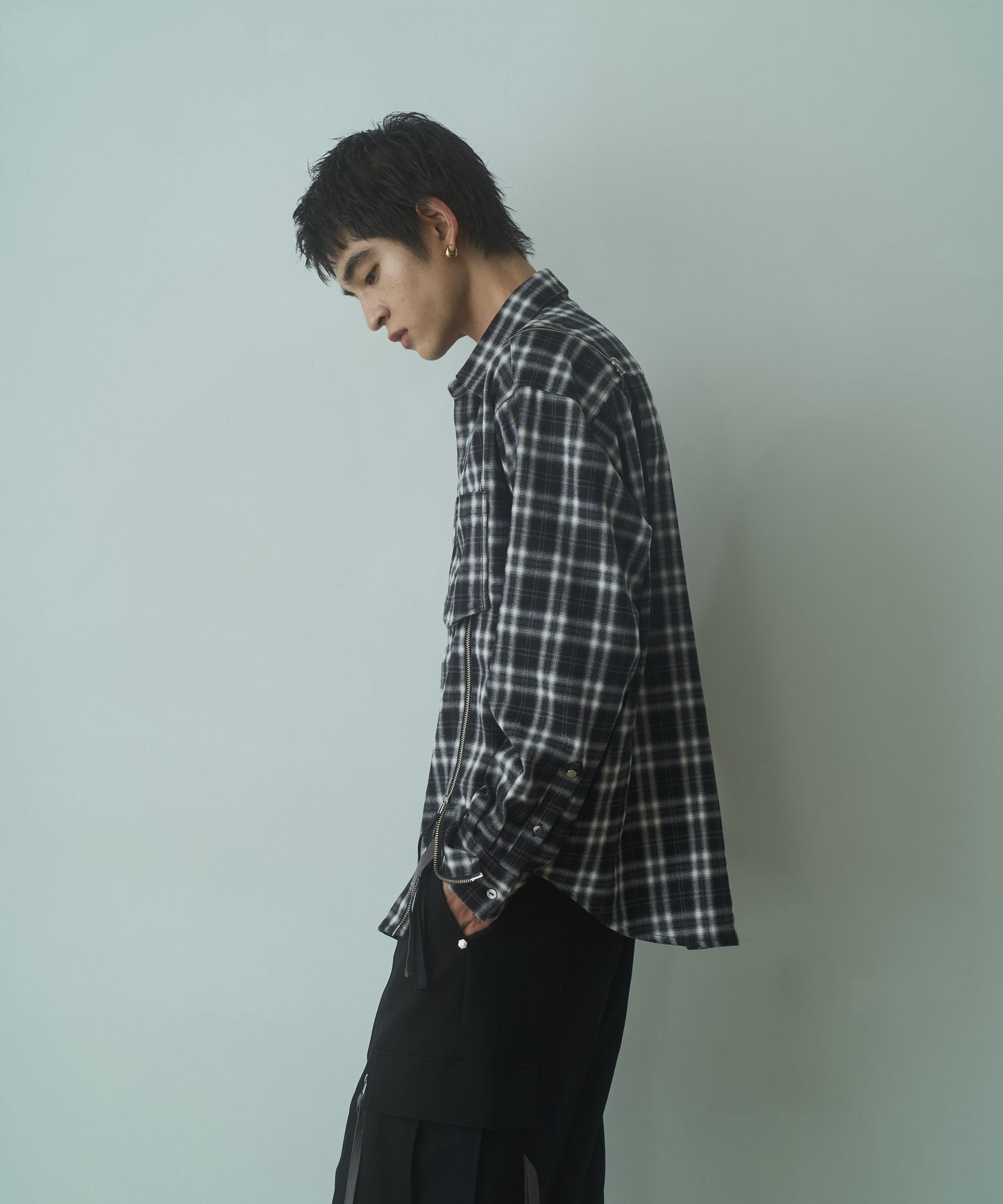 String Zip Shirt