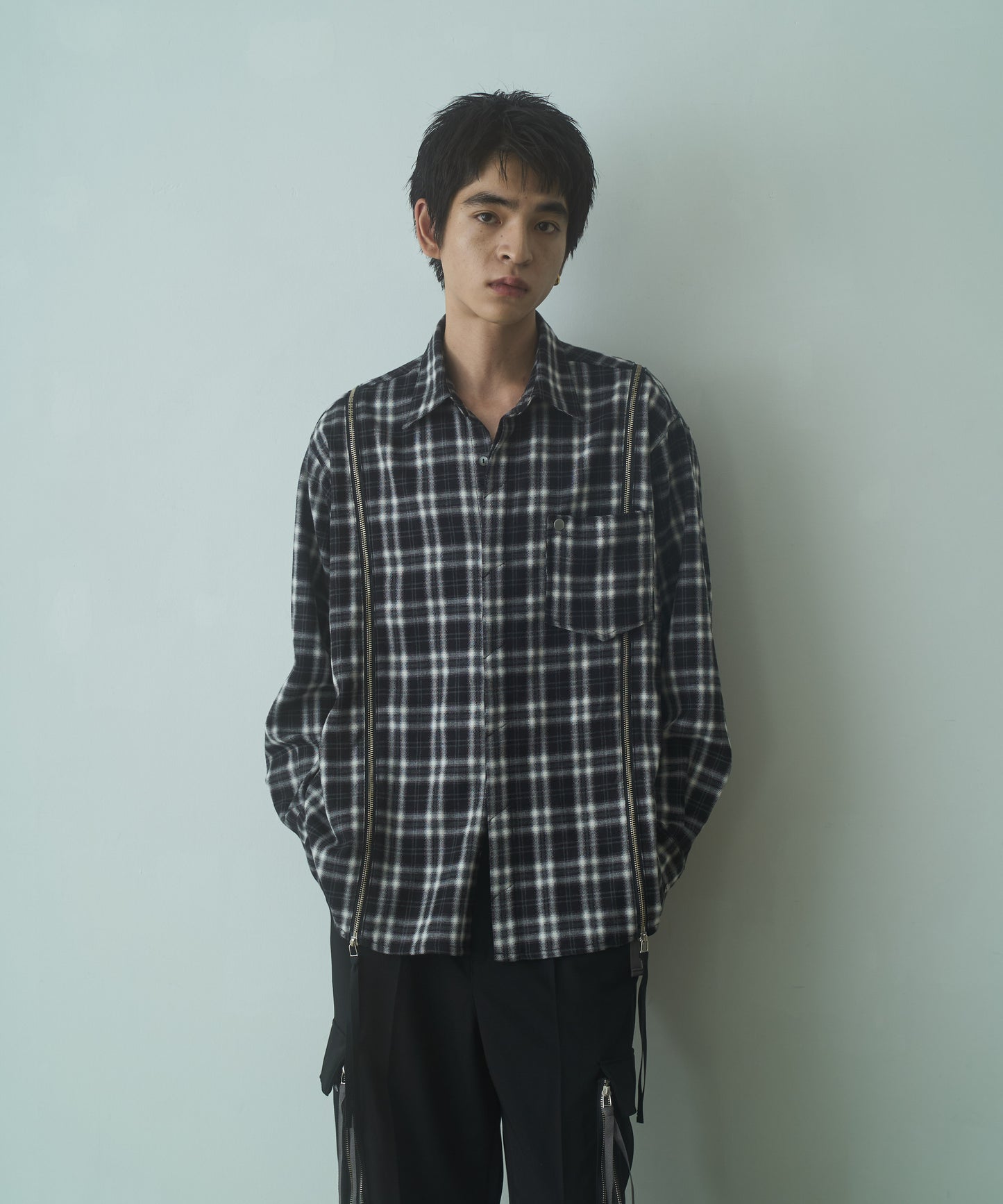 String Zip Shirt