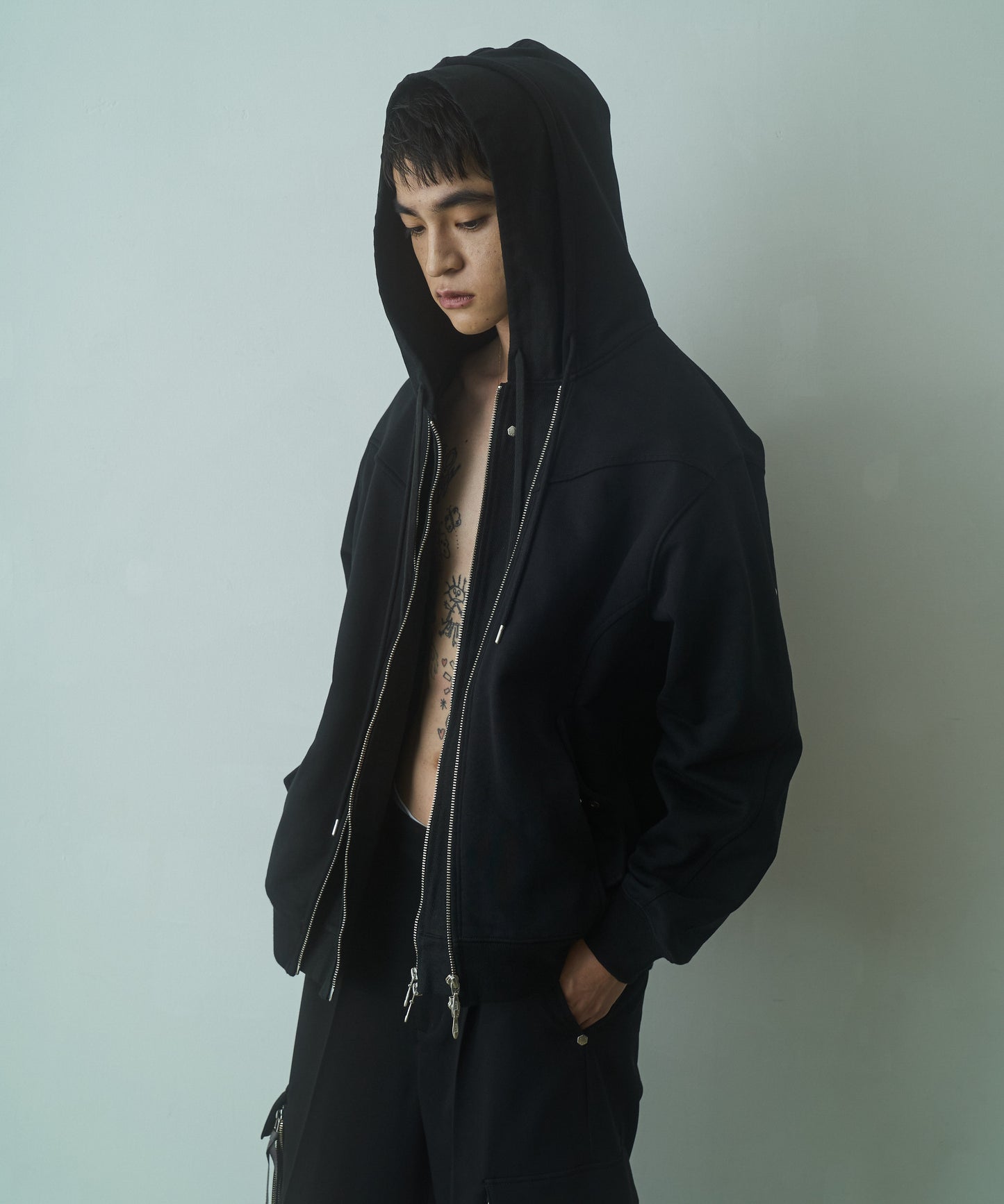 Layered Duck Sweat Parka