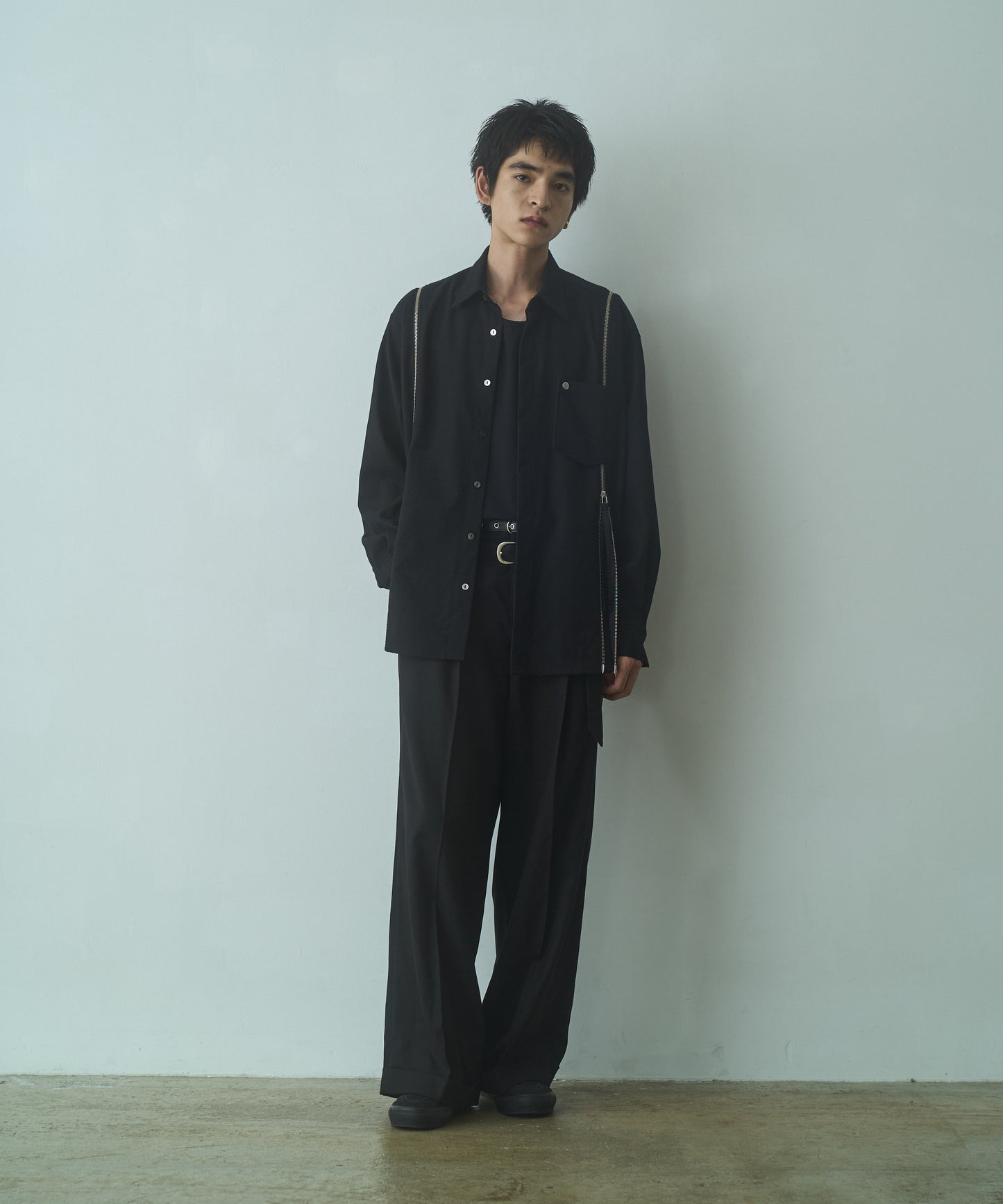 String Zip Shirt