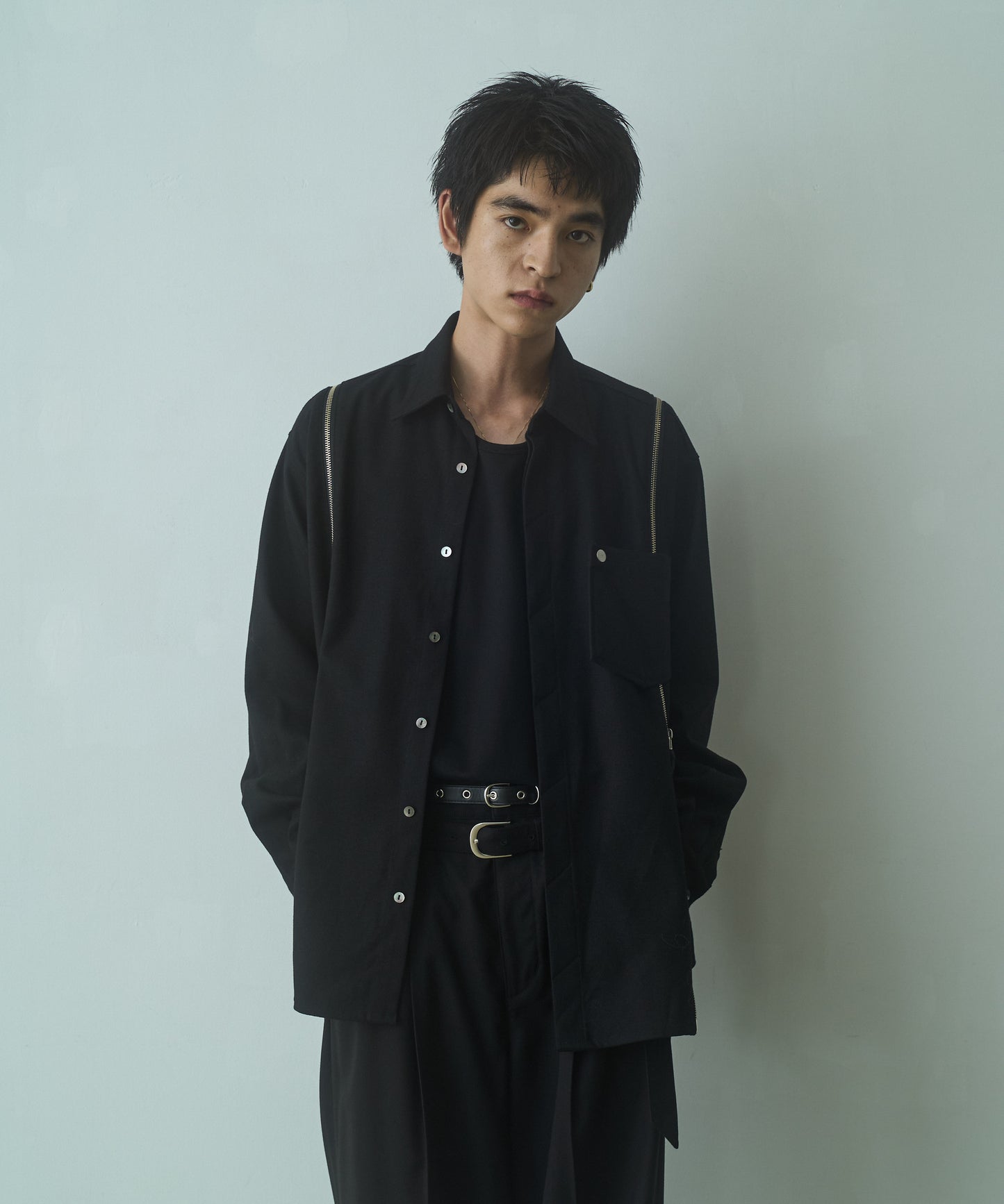 String Zip Shirt