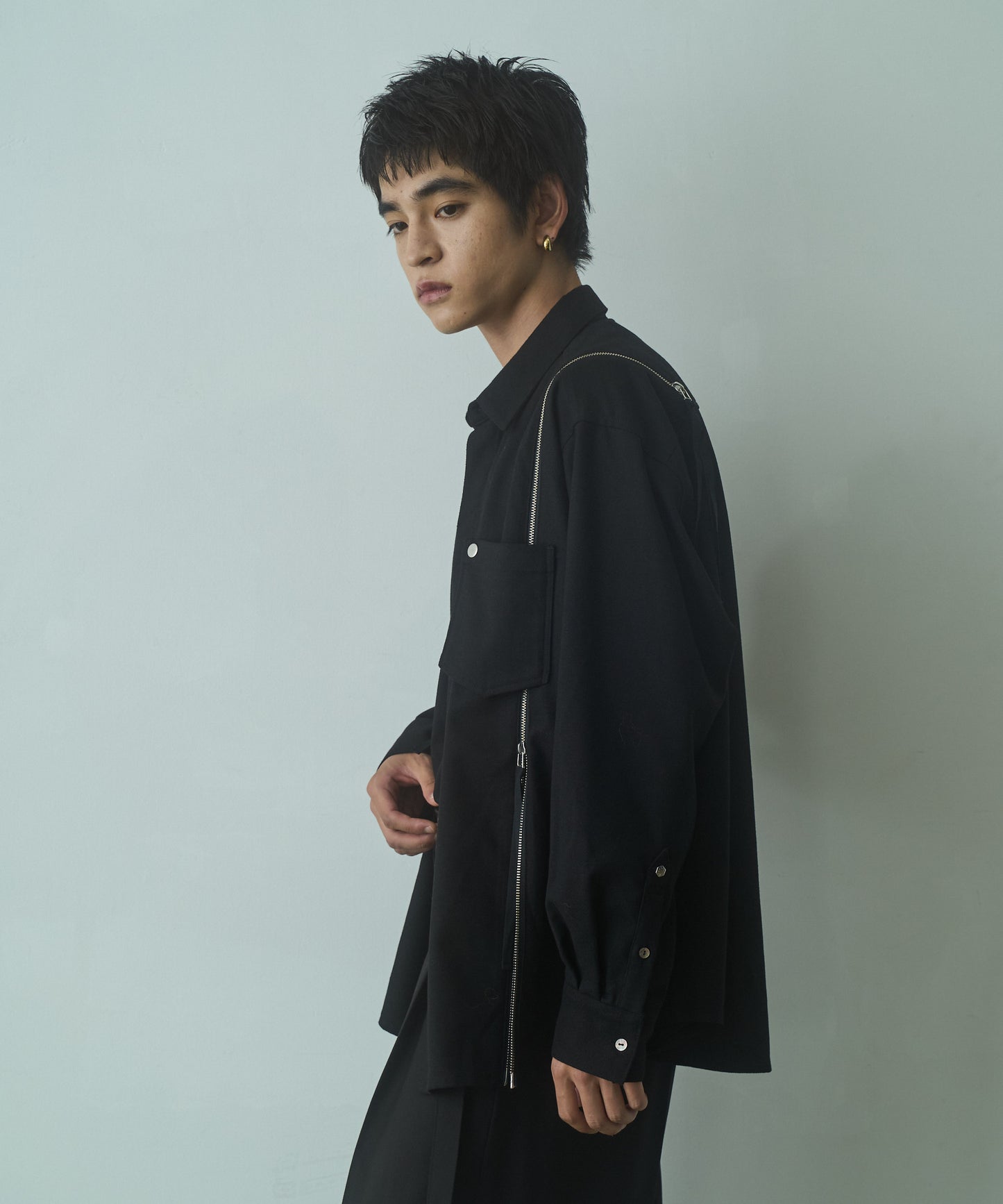 String Zip Shirt