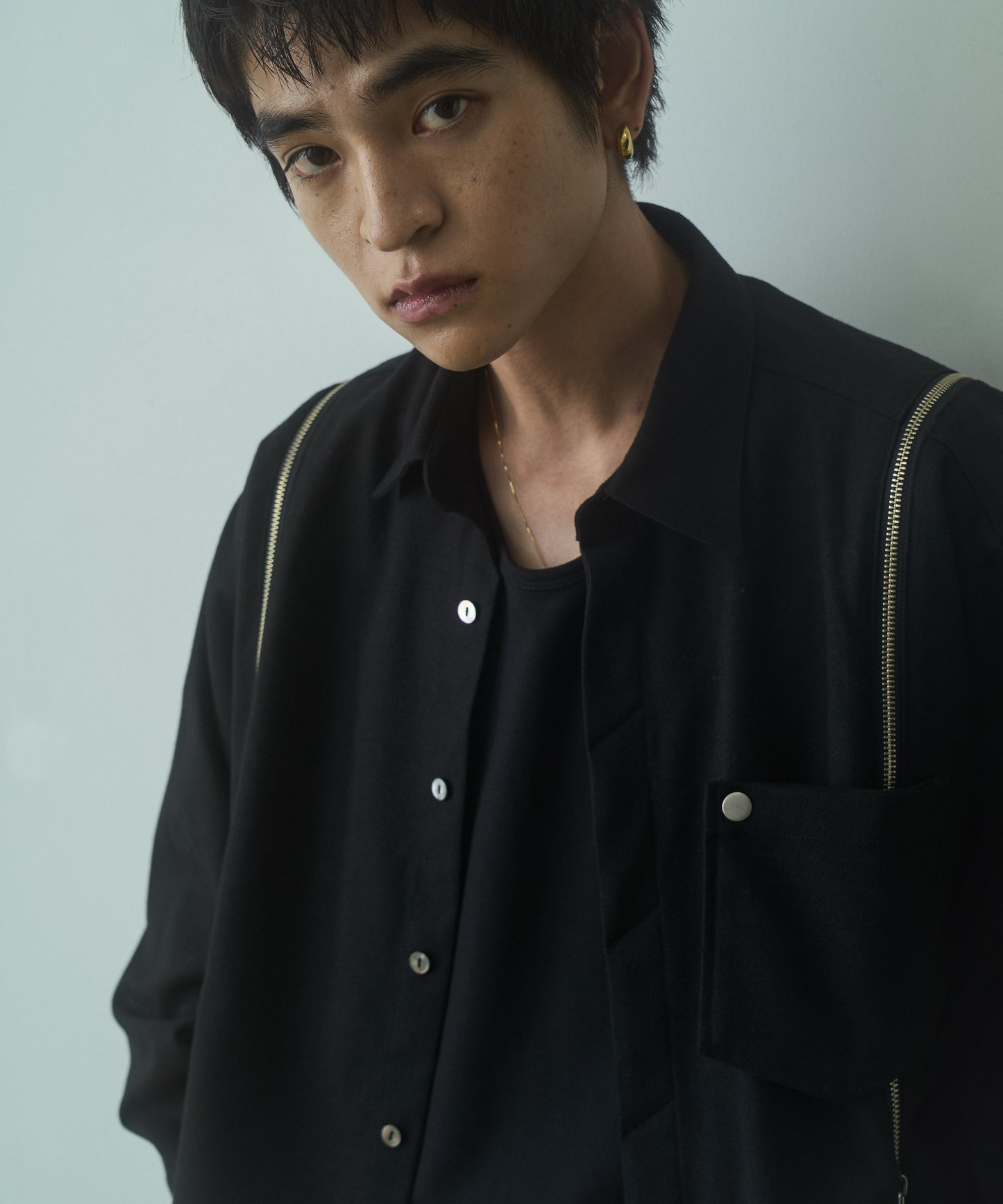 String Zip Shirt