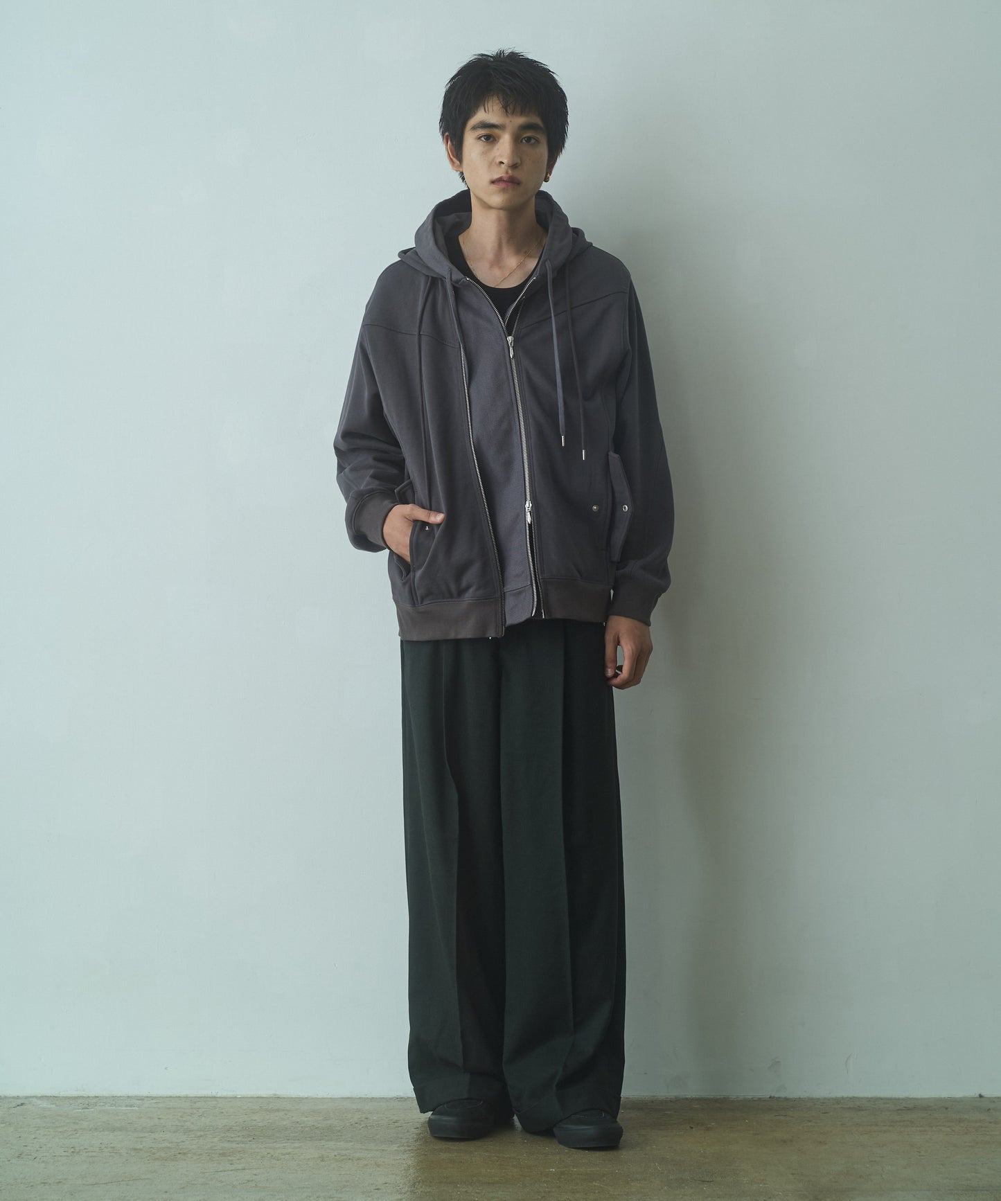 Layered Duck Sweat Parka