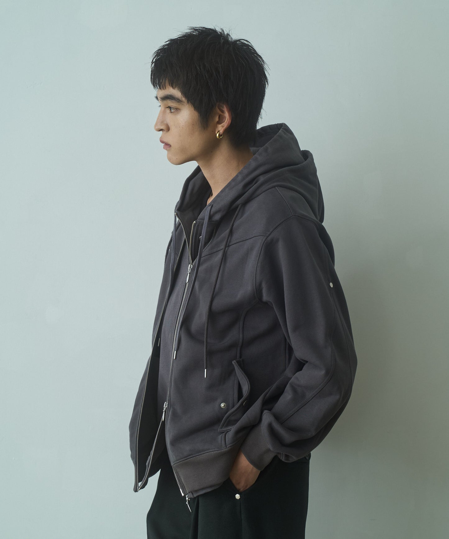 Layered Duck Sweat Parka