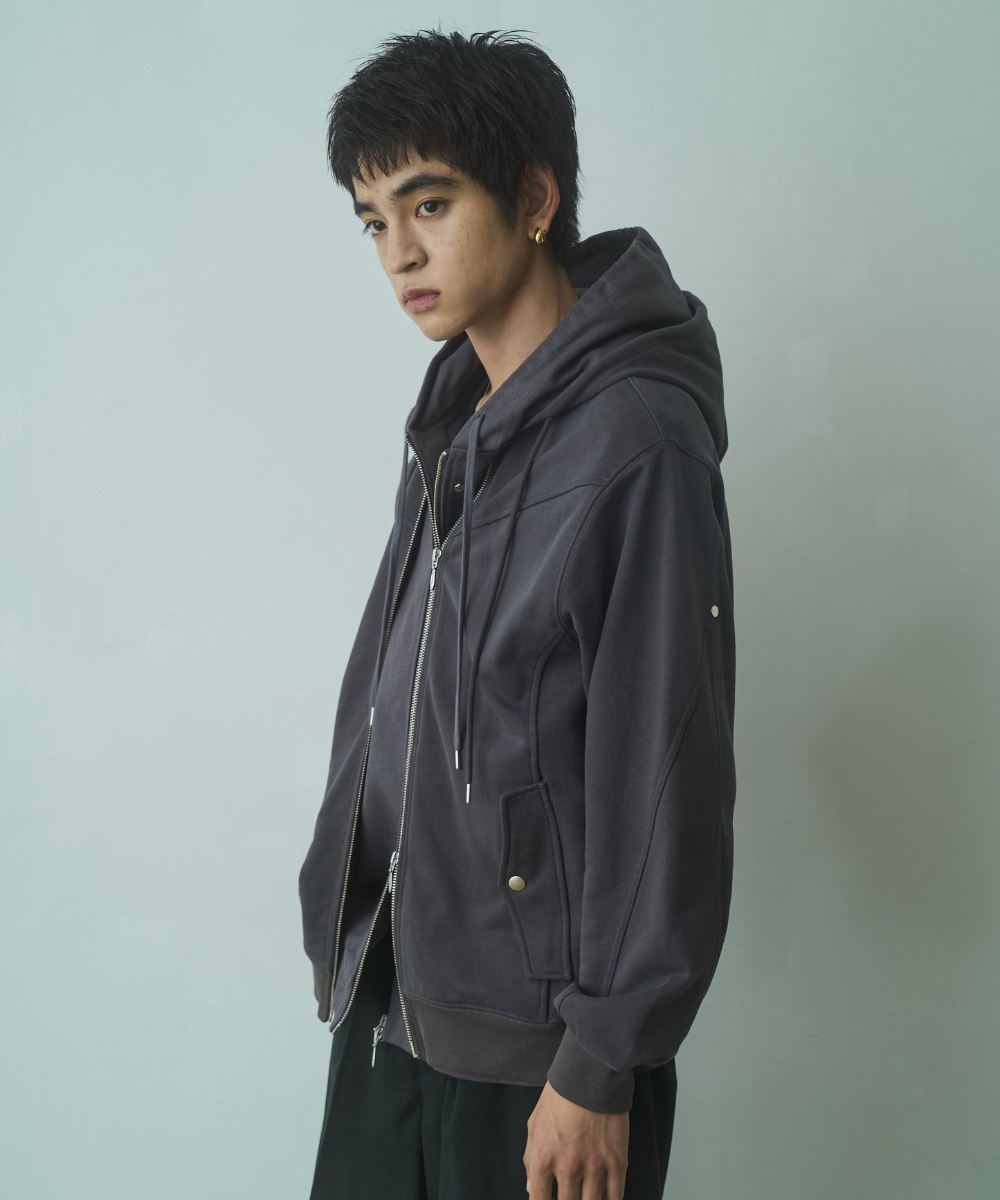 Layered Duck Sweat Parka