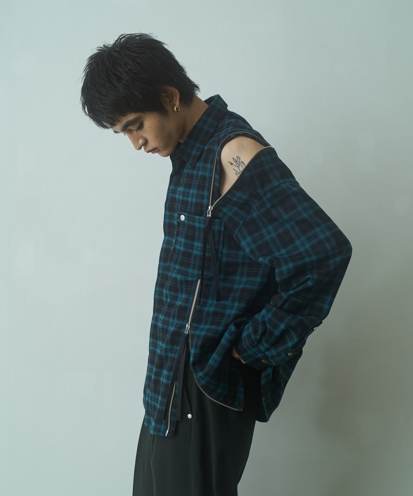 String Zip Shirt
