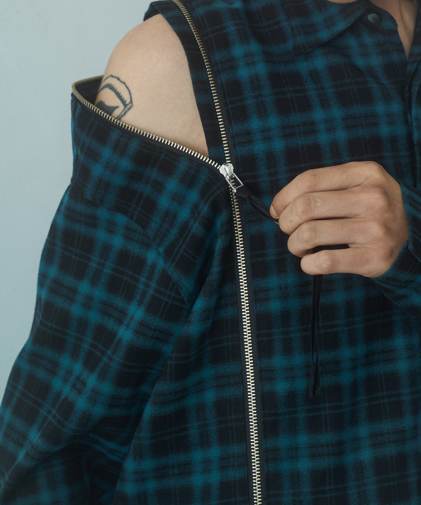 String Zip Shirt