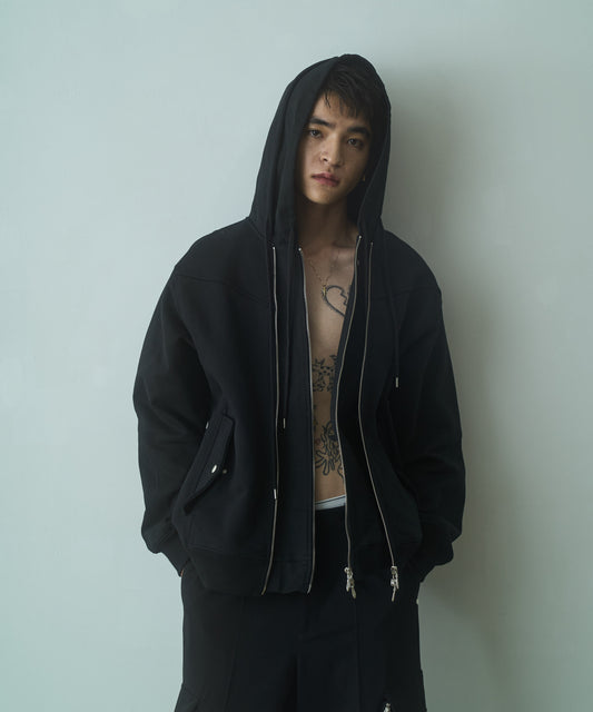 Layered Duck Sweat Parka