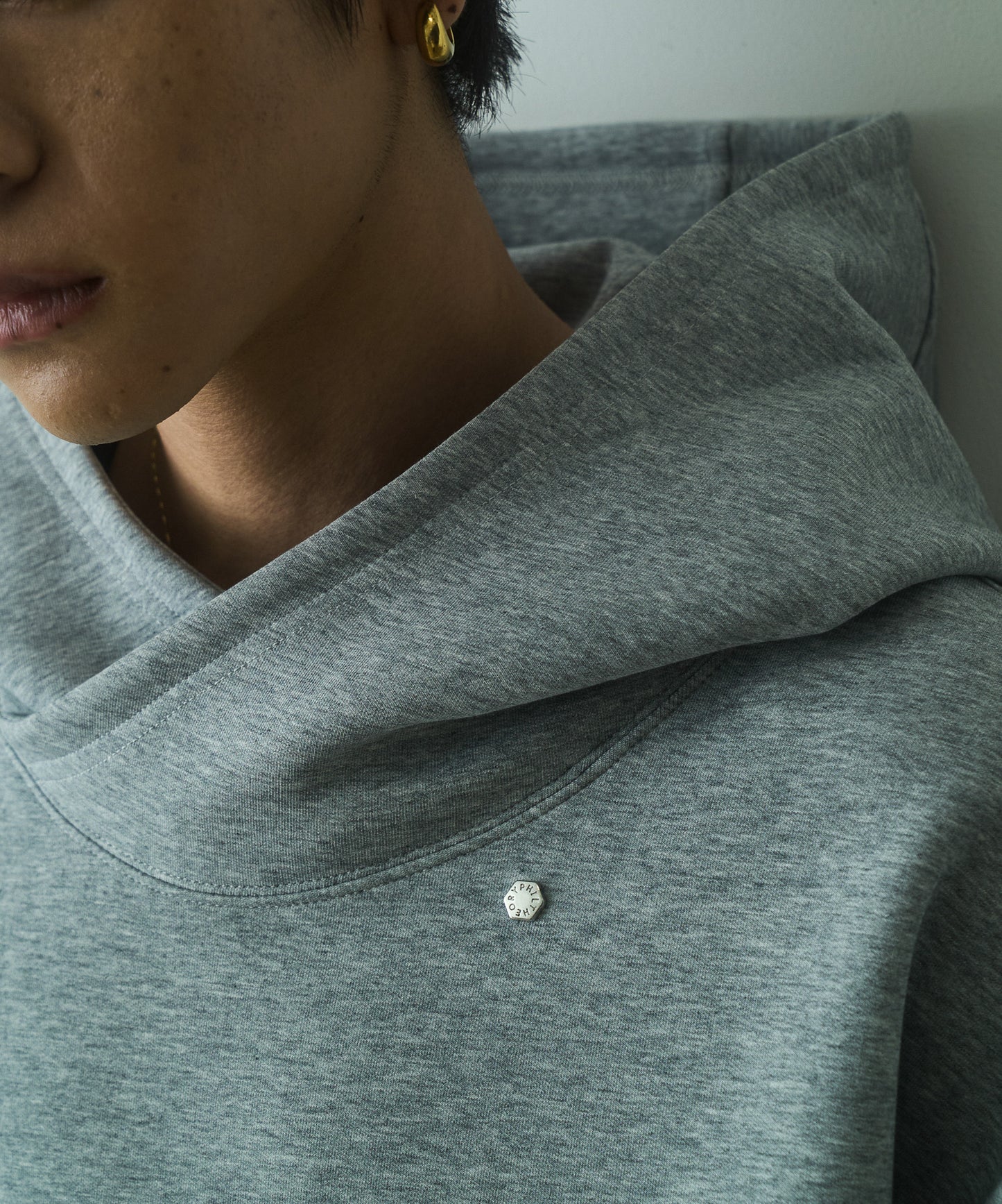 Cross neck cargo parka