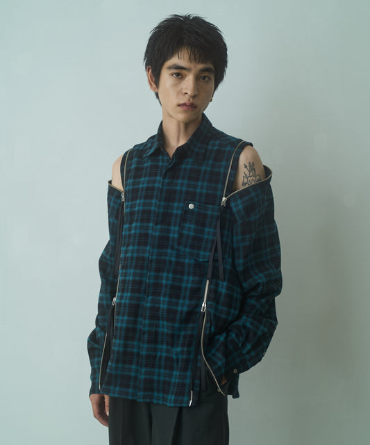 String Zip Shirt