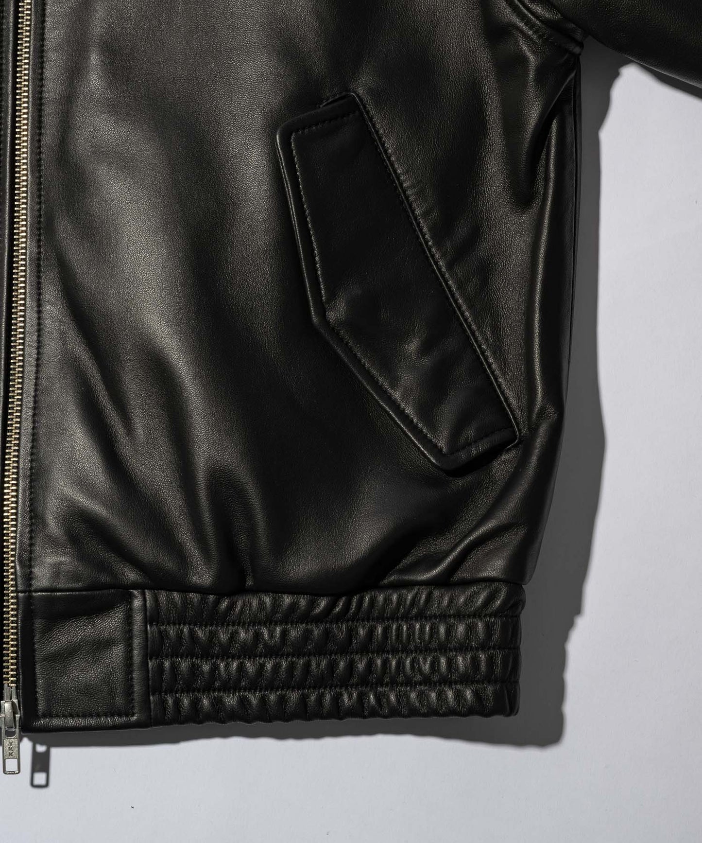 Lamb leather blouson / ラムレザーブルゾン