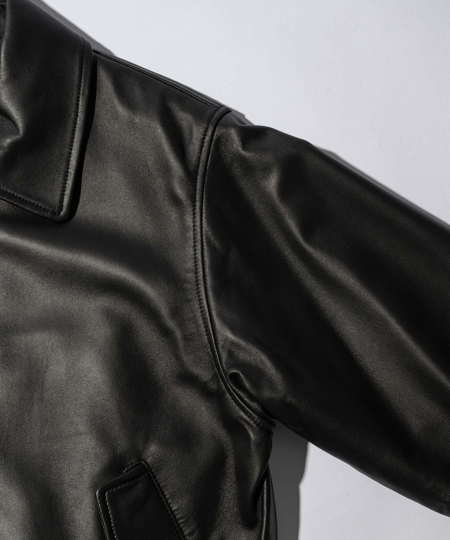 Lamb leather blouson / ラムレザーブルゾン