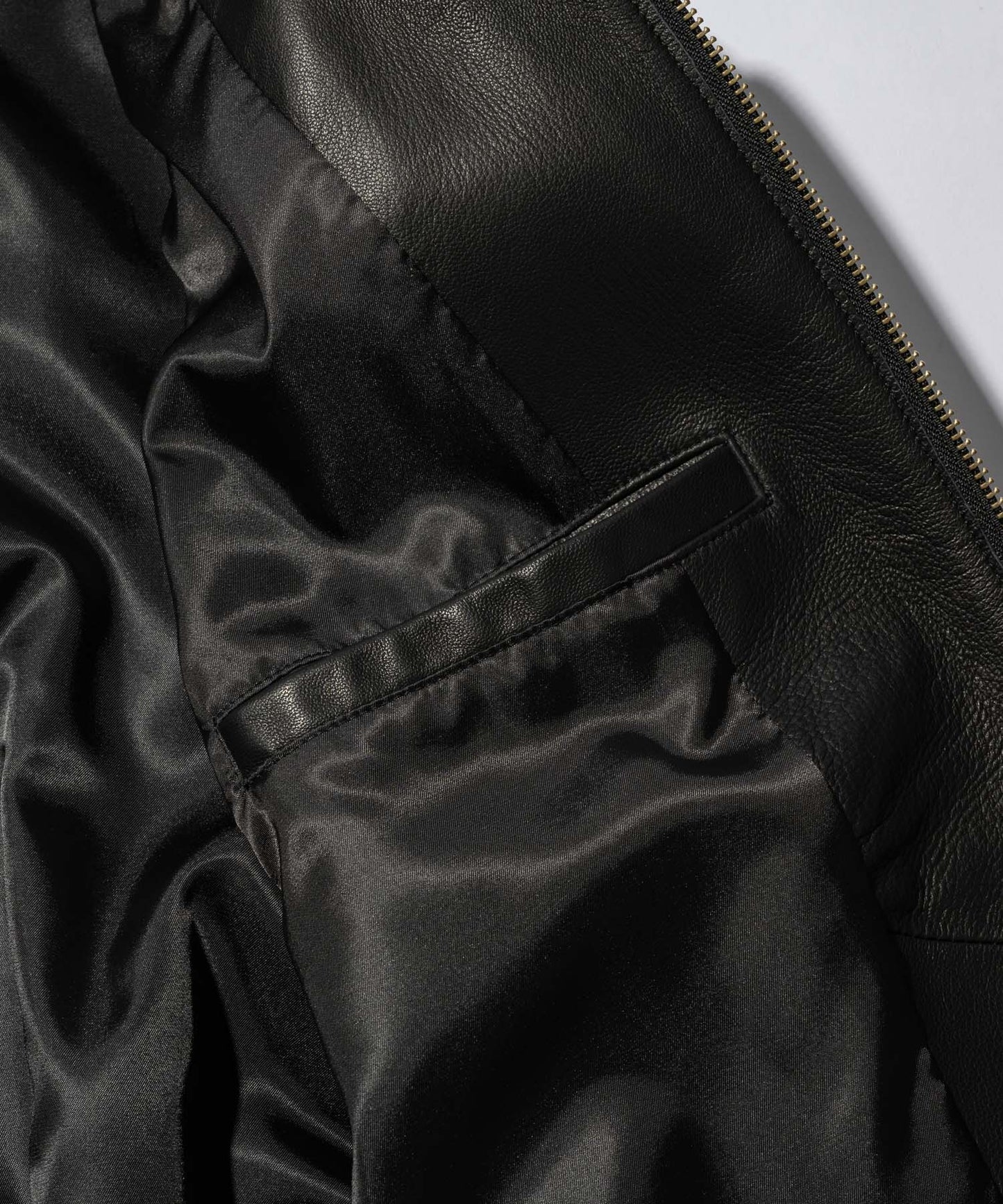 Lamb leather blouson / ラムレザーブルゾン