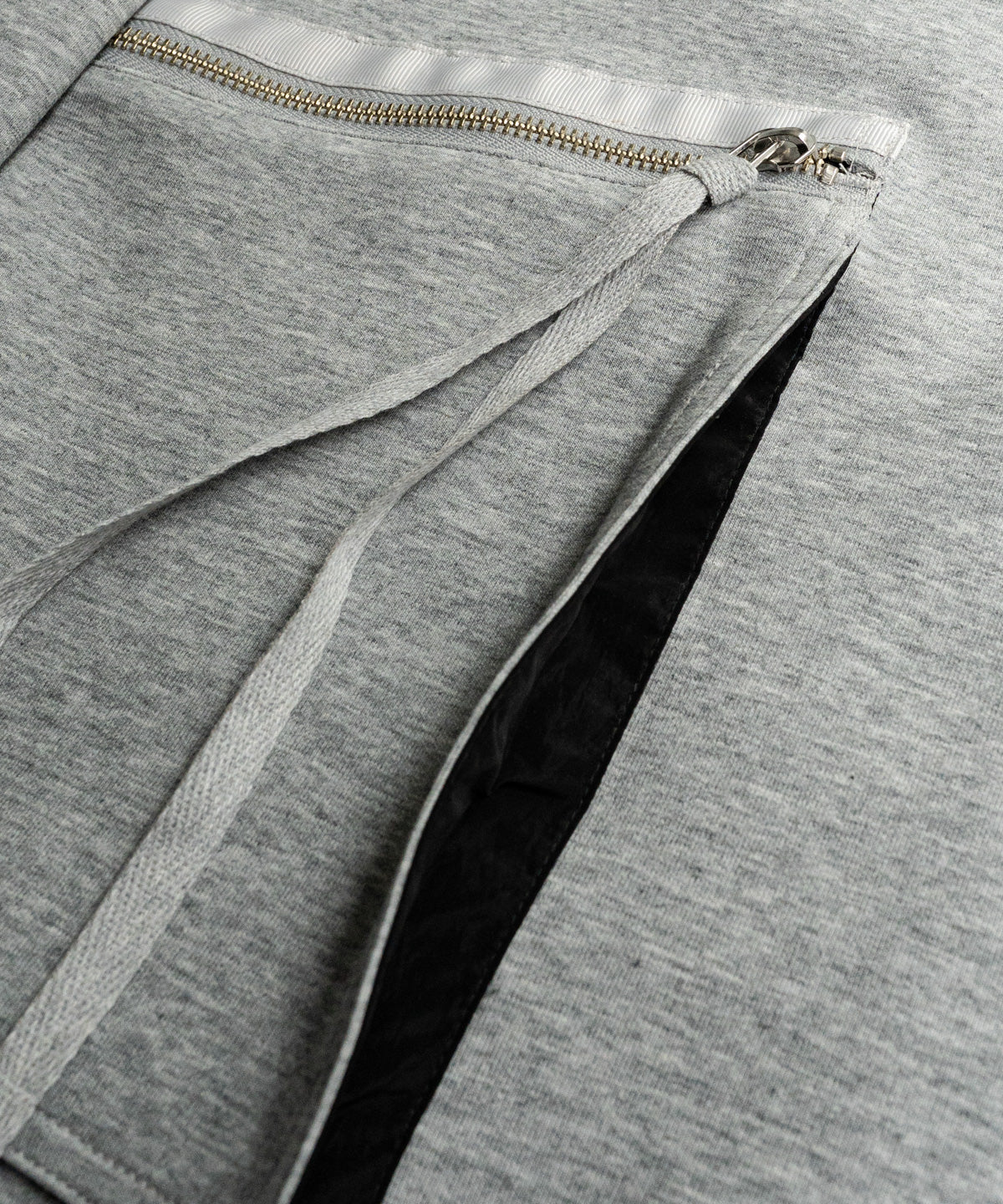 Cross neck cargo parka