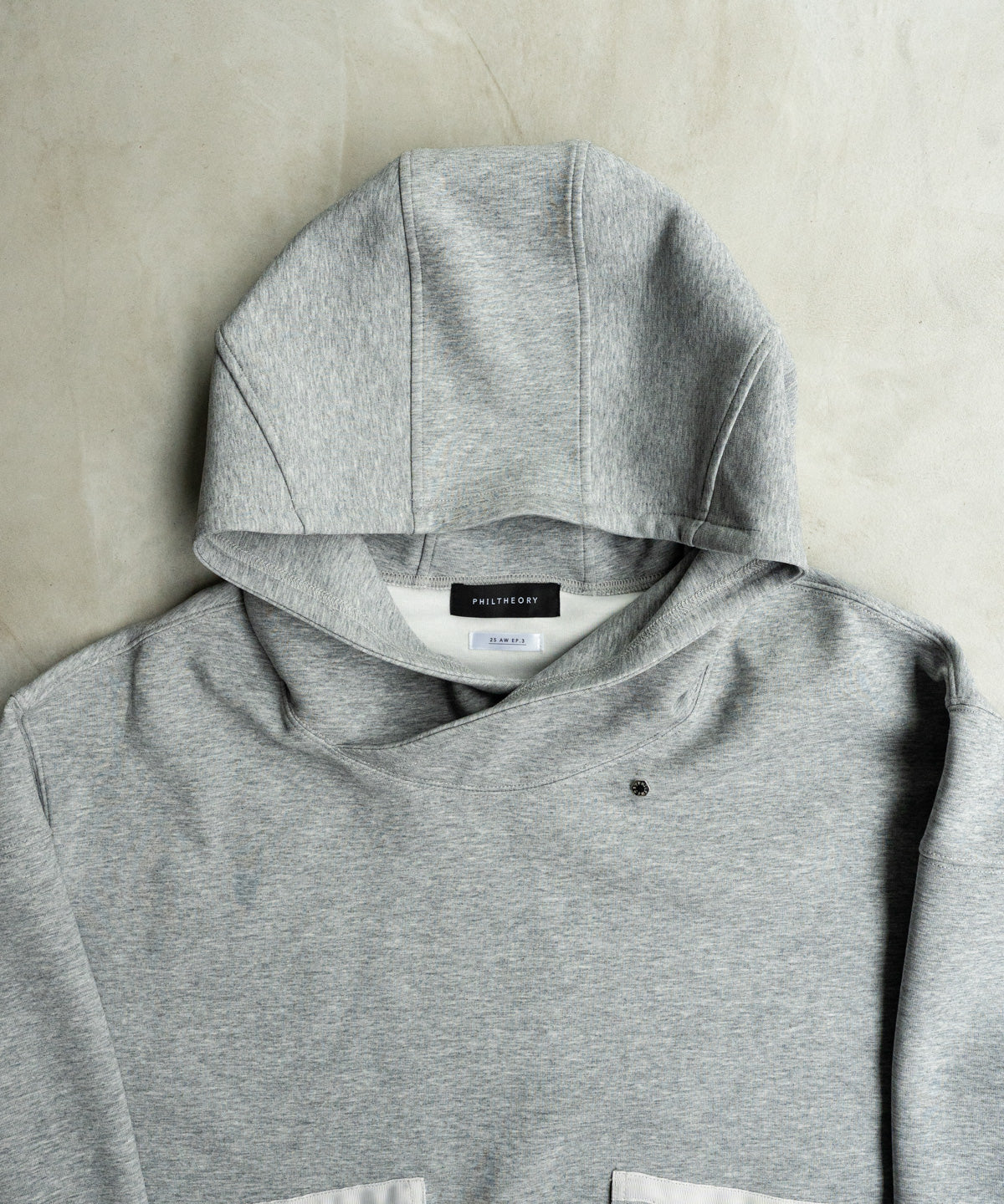 Cross neck cargo parka