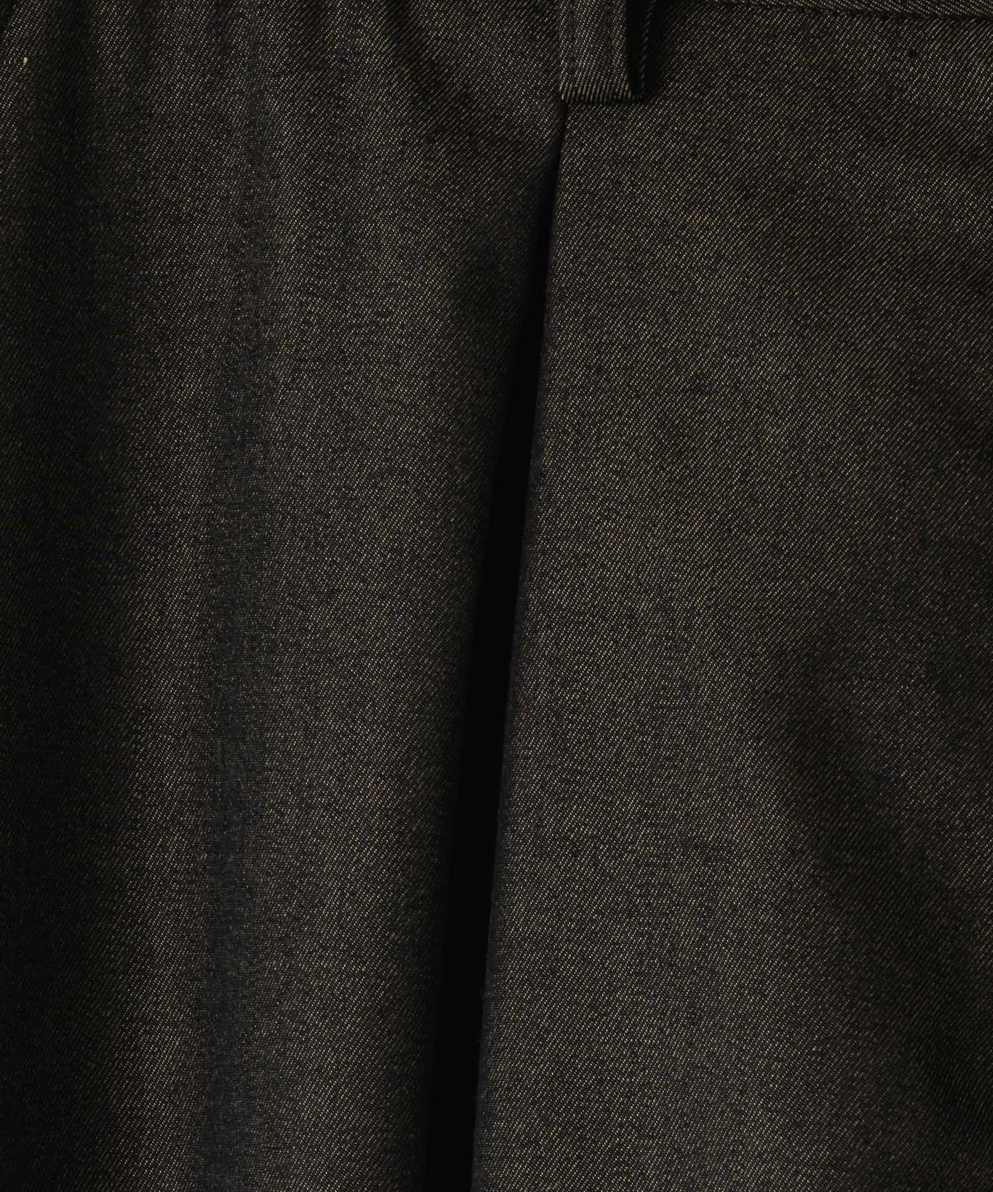 Wool gabardine tapered slacks