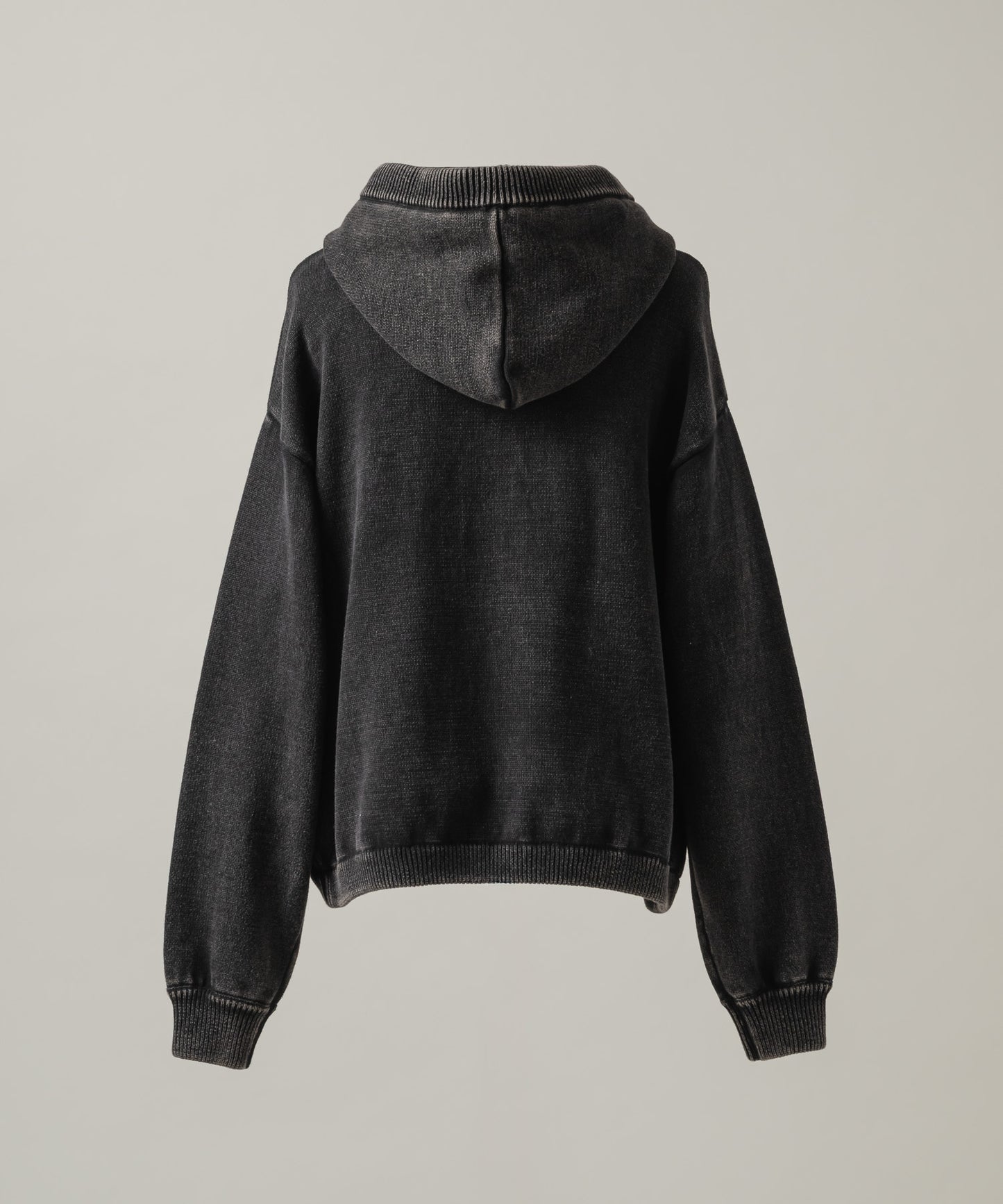 Bio wash knit parka/バイオウォッシュニットパーカー