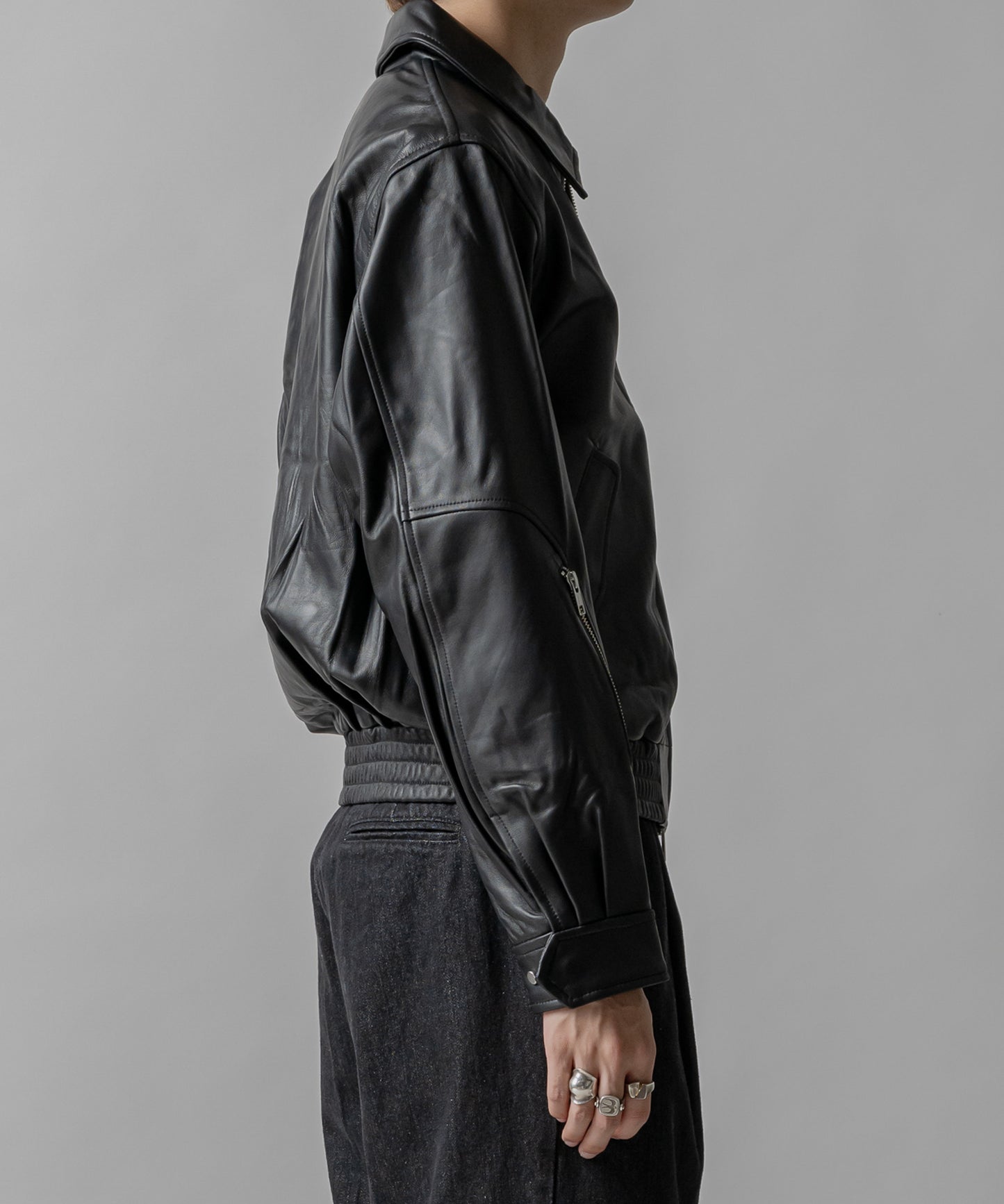 Lamb leather blouson / ラムレザーブルゾン