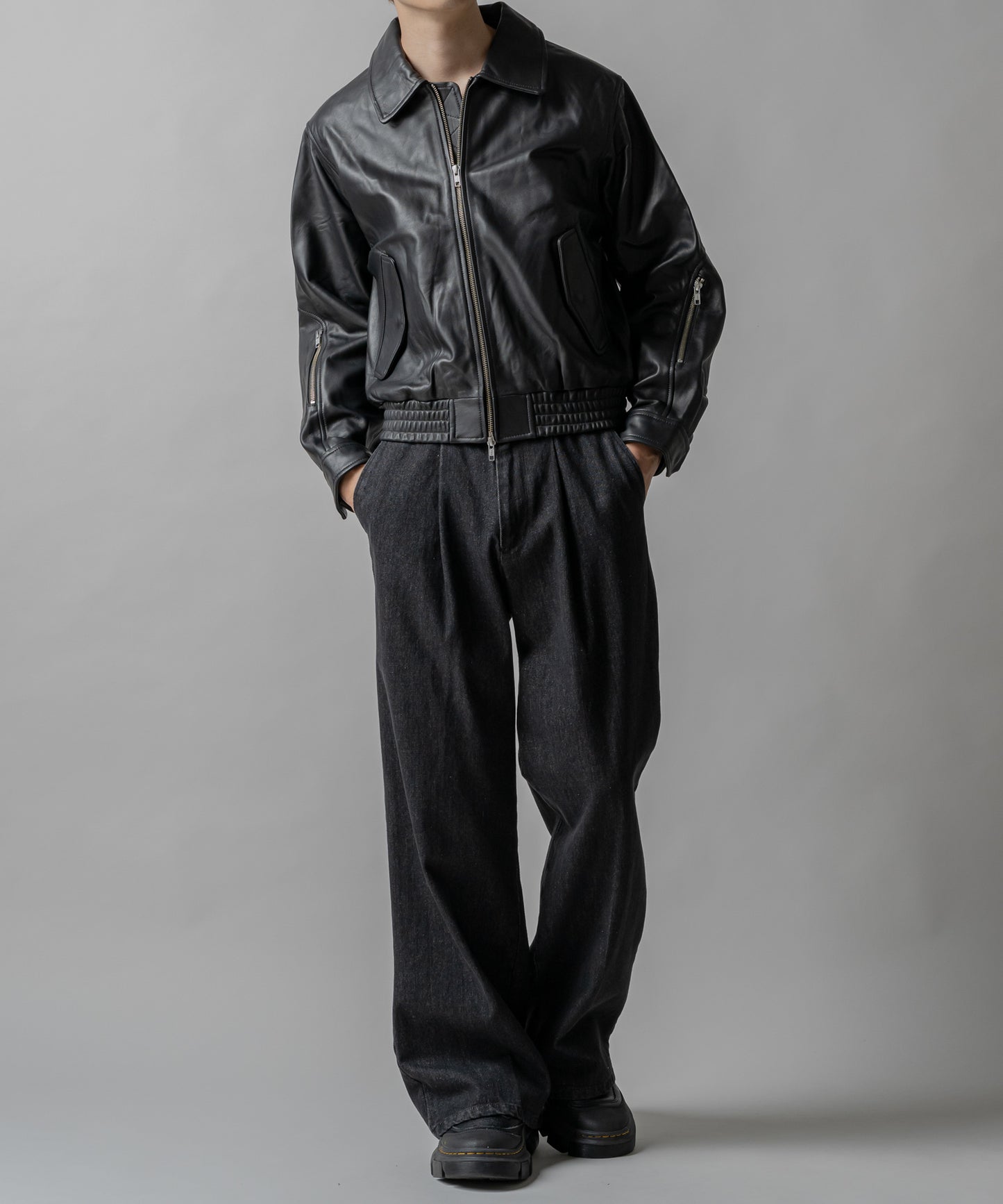 Lamb leather blouson / ラムレザーブルゾン