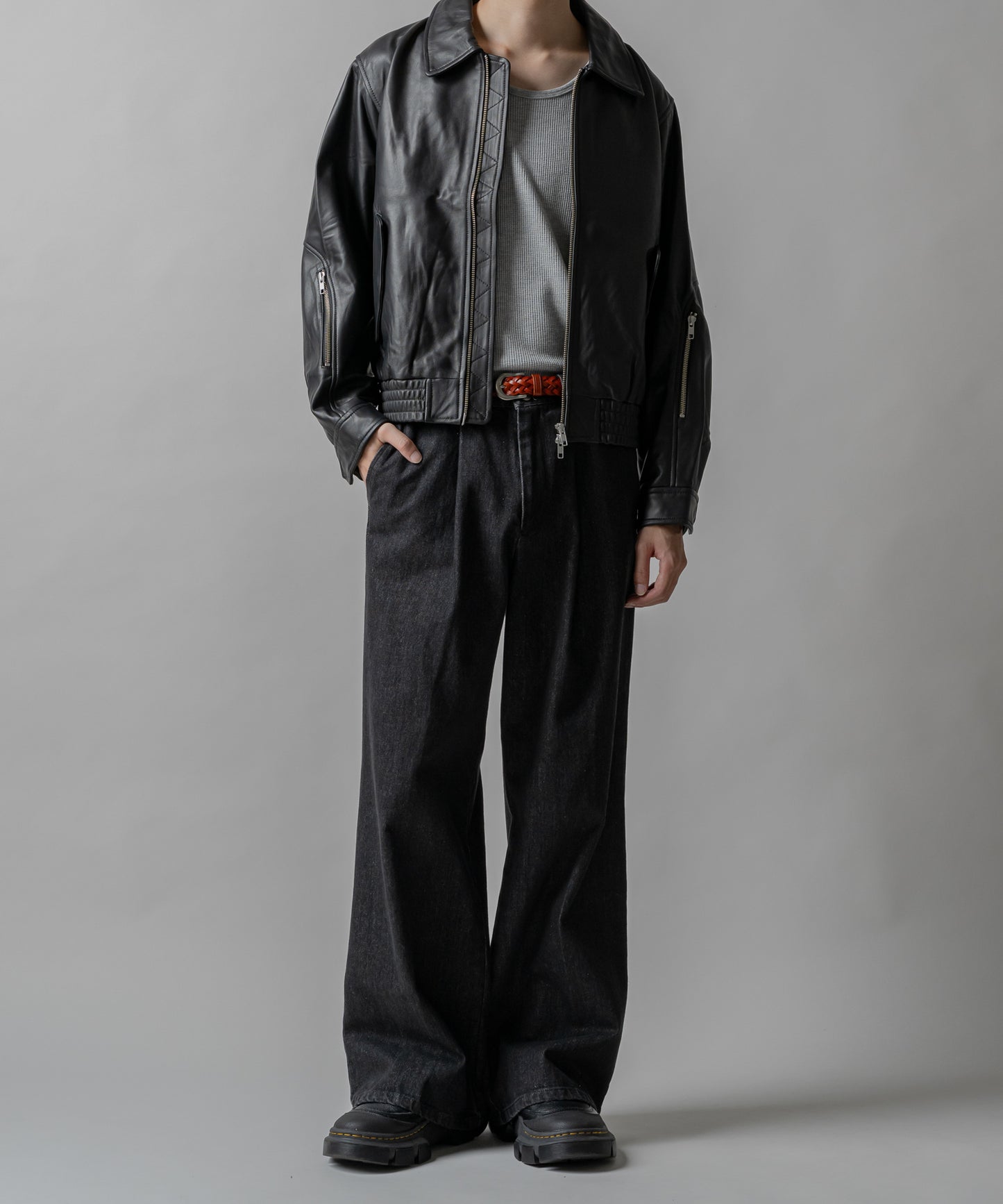 Lamb leather blouson / ラムレザーブルゾン